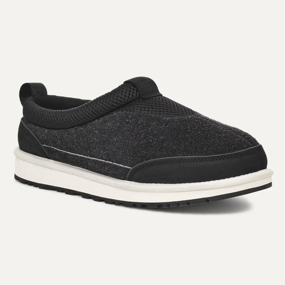 NWT $120 UGG Tasman IOE Men's Slippers Charcoal Gray 1155197 Suede - Picture 1 of 9